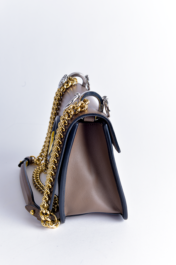 Kan I F Fendi Leather Bag