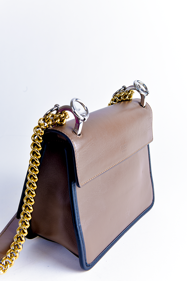 Kan I F Fendi Leather Bag