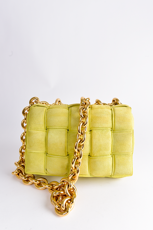 Suede Padded Chain Cassette