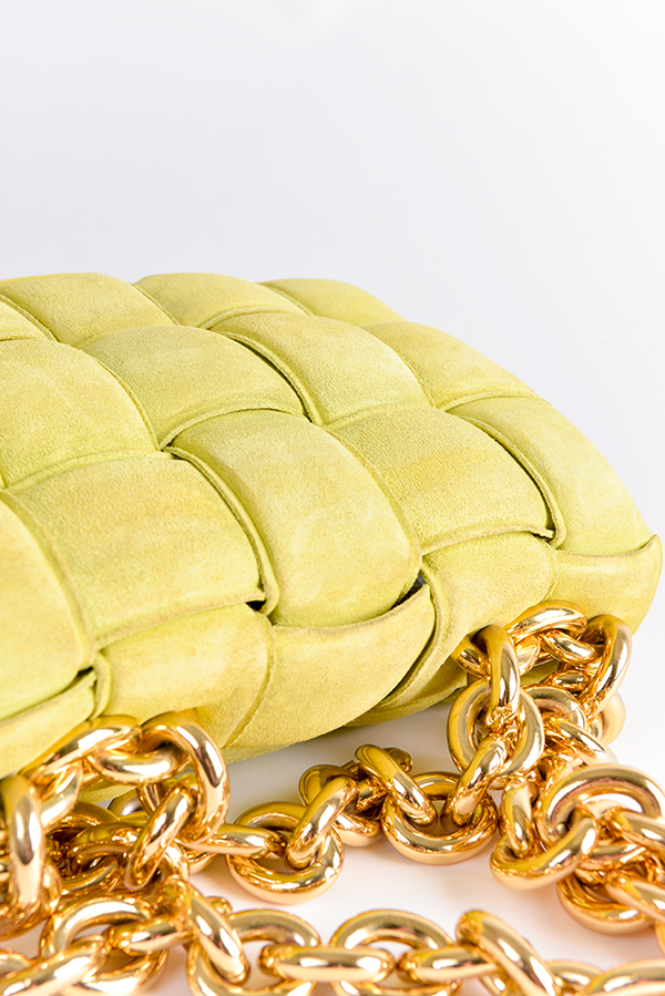 Suede Padded Chain Cassette