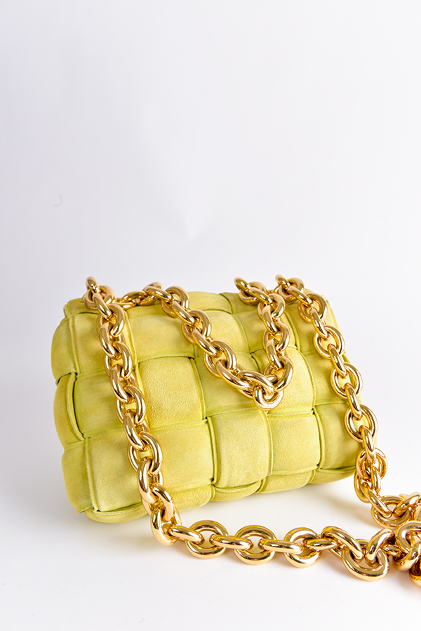 Suede Padded Chain Cassette