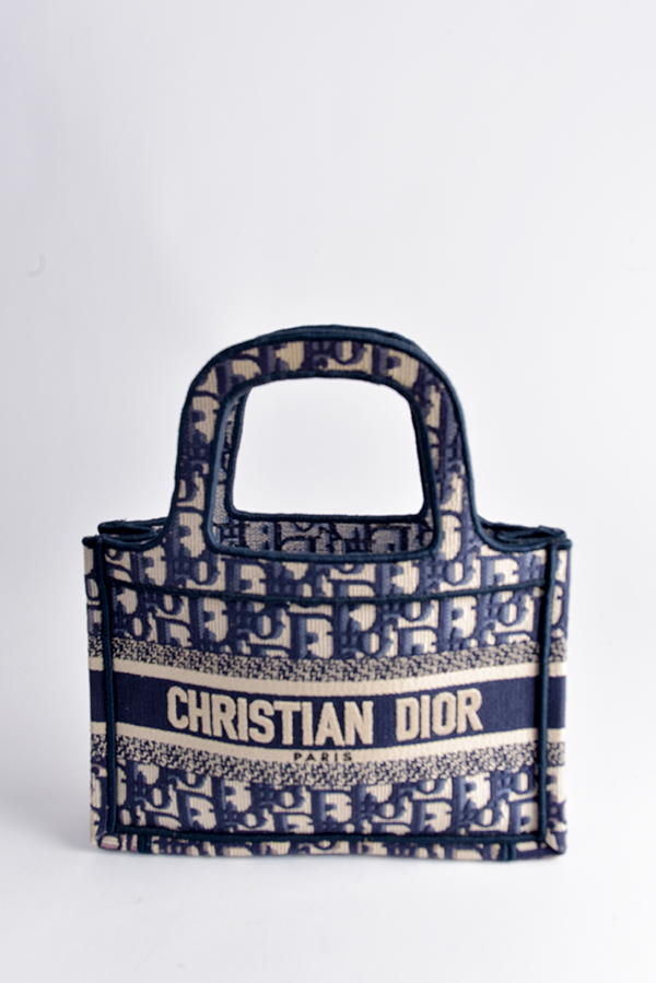 Oblique Jacquard Book Tote Mini