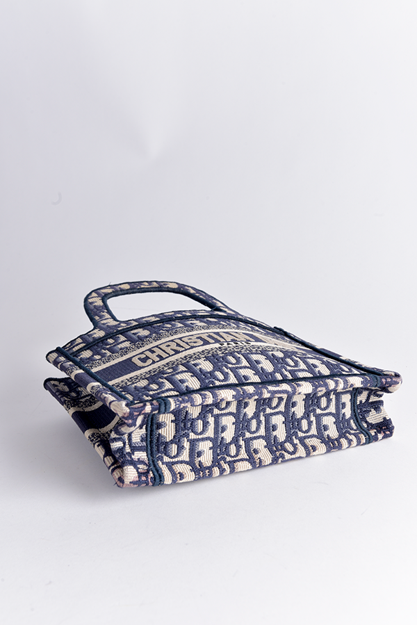 Oblique Jacquard Book Tote Mini