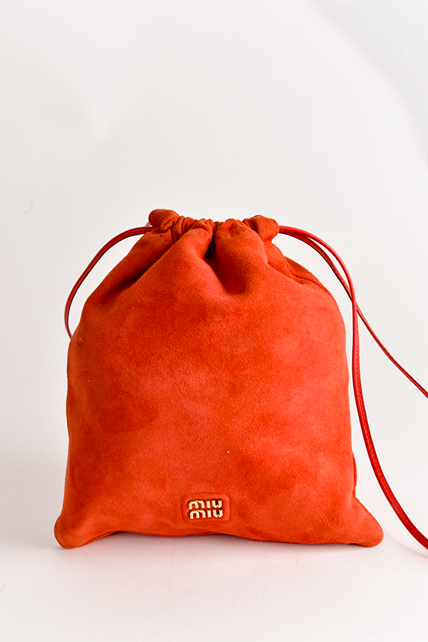 Drawstring Camoscio Pochette