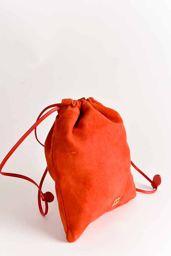 Drawstring Camoscio Pochette