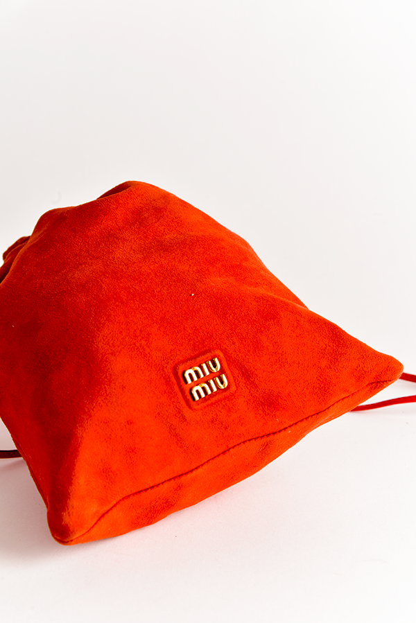 Drawstring Camoscio Pochette