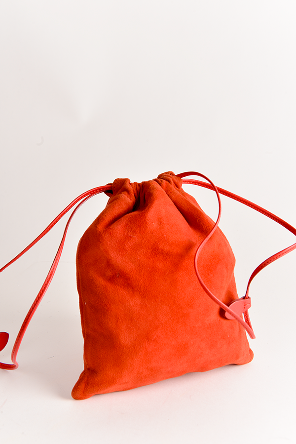 Drawstring Camoscio Pochette
