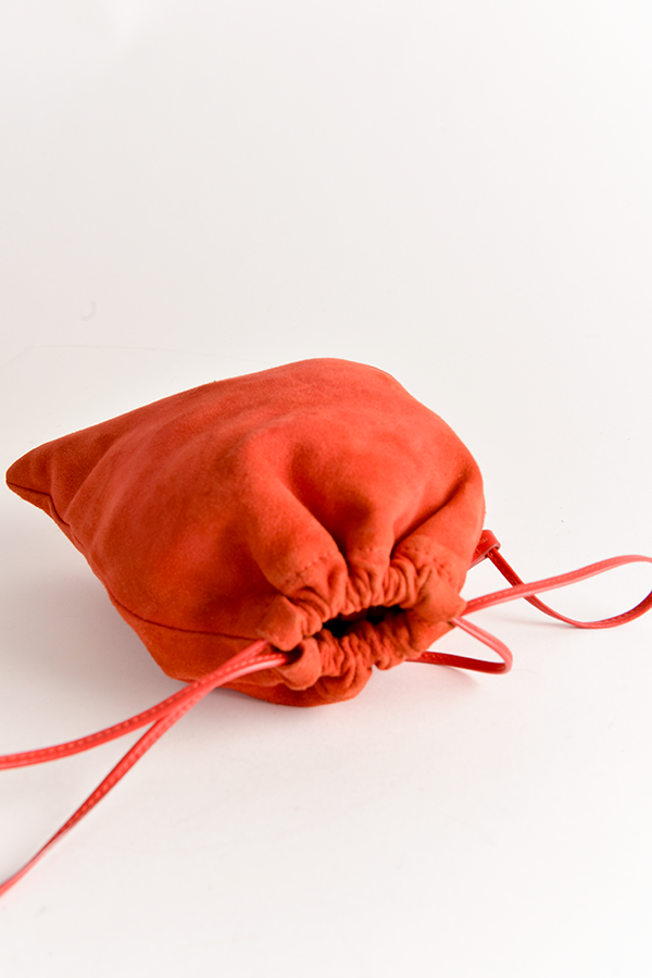 Drawstring Camoscio Pochette