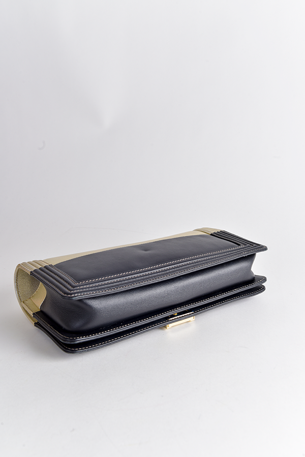 Bicolor Boy Bag Clutch