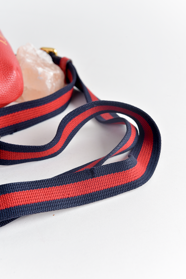 Grained Calfskin Logo Belt Bag