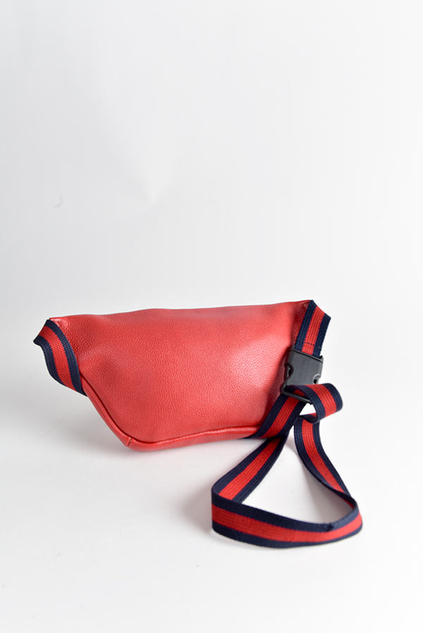 Grained Calfskin Logo Belt Bag