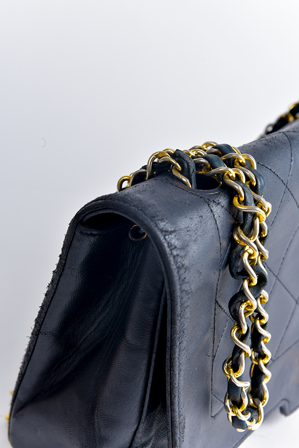 Small Matelasse Leather CC Logo Chain Bag