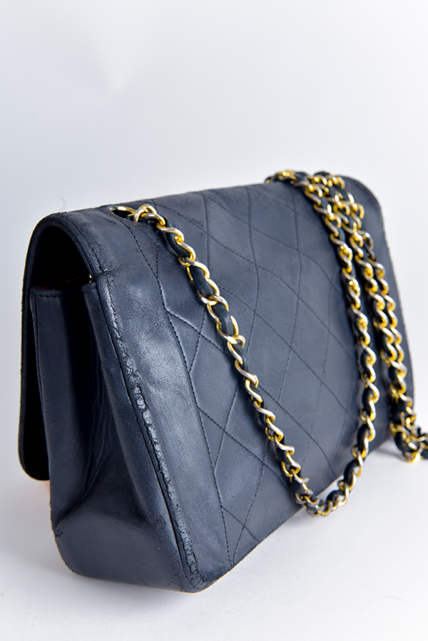 Small Matelasse Leather CC Logo Chain Bag