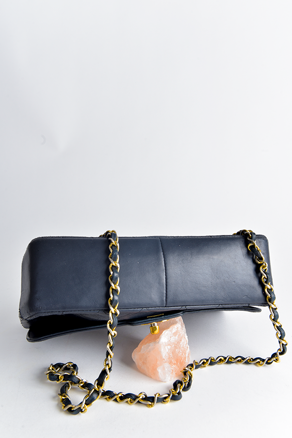 Small Matelasse Leather CC Logo Chain Bag
