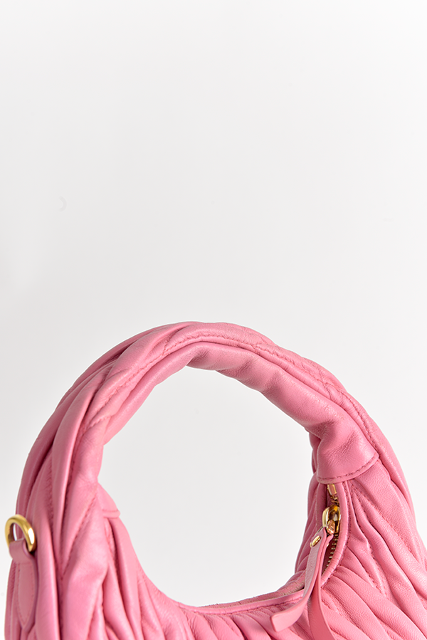 Leather Matelasse Wander Hobo Bag