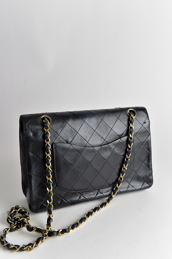 Vintage Diamond Quilted Double Flap Bag