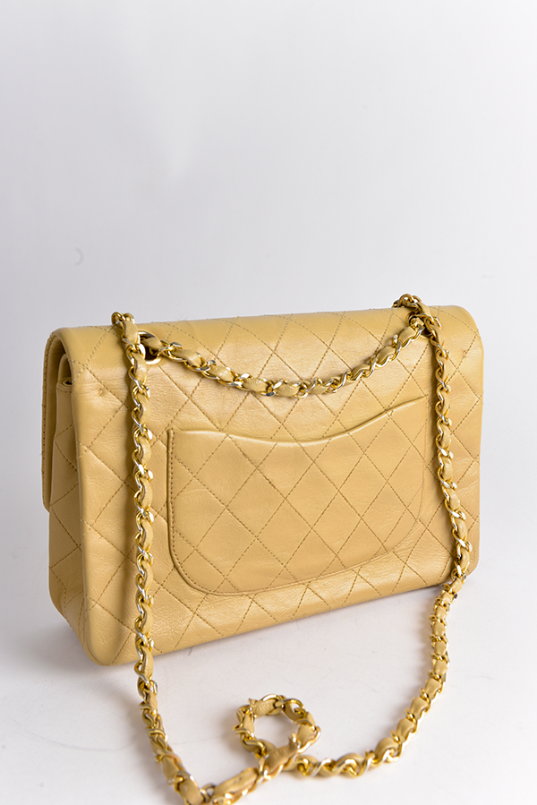 Matelasse Leather CC Logo Double Flap Bag