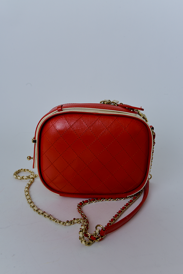 Crumpled Calfskin Vanity Case