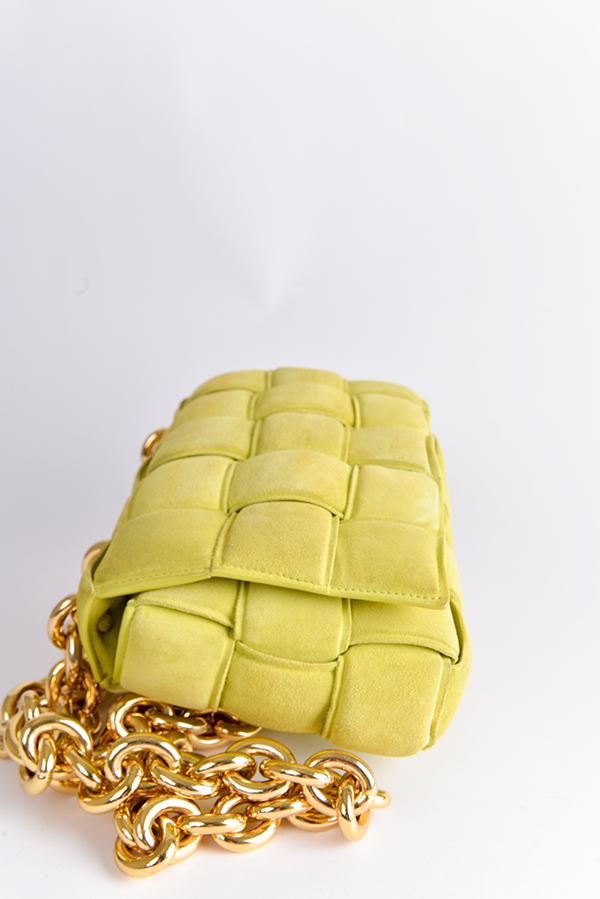 Suede Padded Chain Cassette