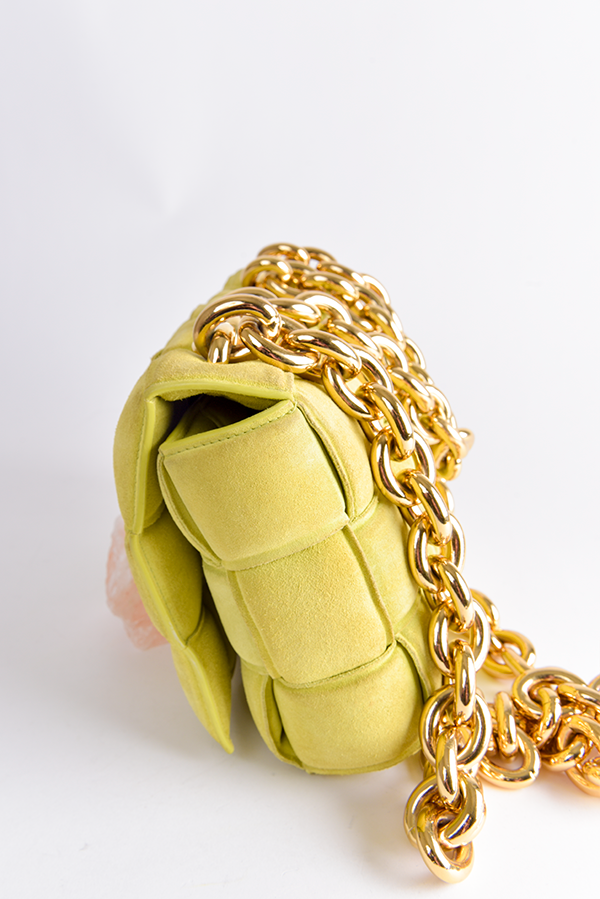 Suede Padded Chain Cassette